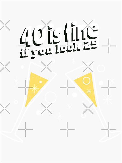 "Happy 40th Birthday" Sticker for Sale by Vokka76 | Redbubble