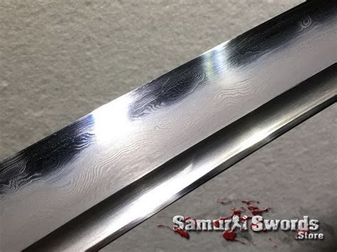 Hand Forged Samurai Katana Sword for Sale With Black Engraved | Etsy