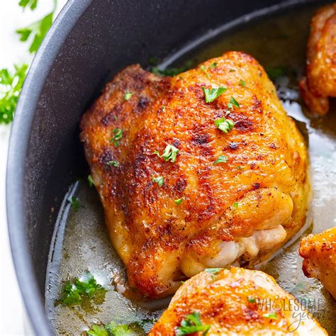 Pan Fried Chicken Thighs (So Juicy!) - Wholesome Yum