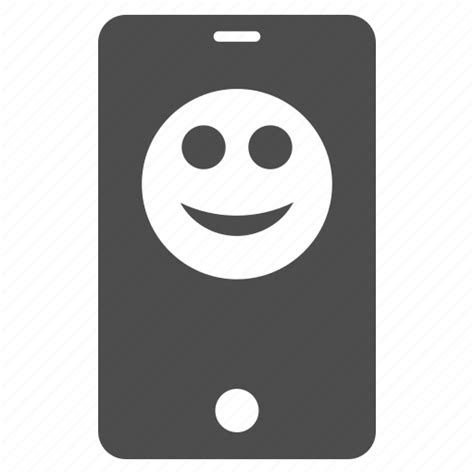 Emotion, happy, iphone, mobile, phone, smile, smiley icon
