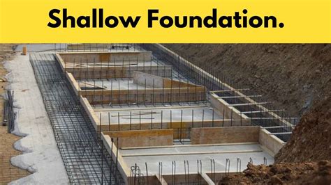 What is Shallow Foundation? Its Types, Design Steps.