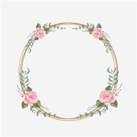 Wedding Flower Frame PNG Images, Wedding, Flower, Frame PNG Transparent Background - Pngtree ...