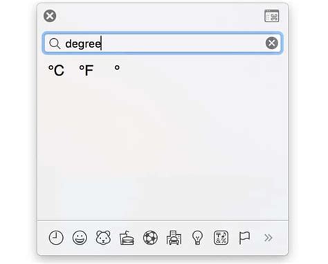 Keyboard Shortcut For Degree Symbol Mac