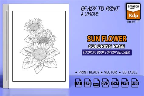 Flower Pdf Coloring Pages