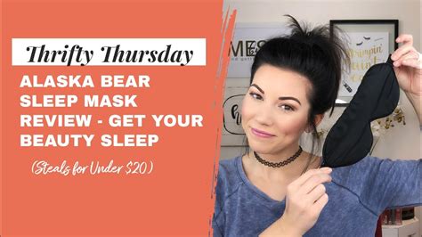 Alaska Bear Sleep Mask Review: Thrifty Thursday - Best Sleeping Mask ...