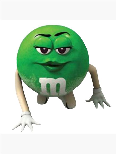 "Green m&m" Poster for Sale by Hamishsellers | Redbubble