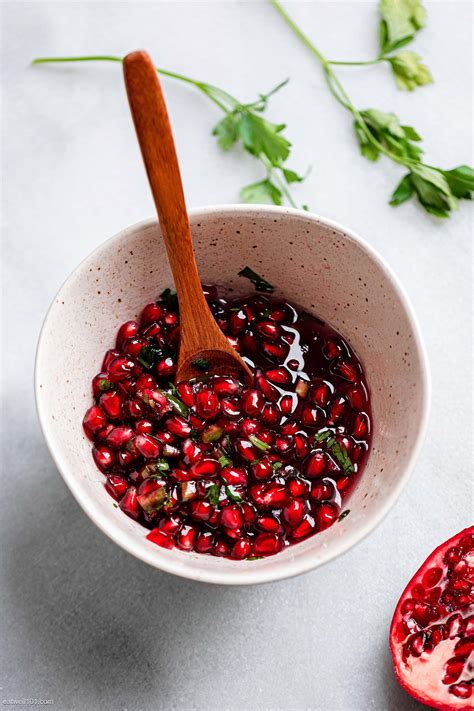 Fresh pomegranate relish – Artofit