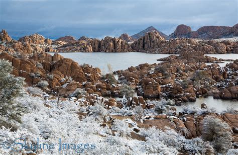 Skyline Images | Winter in Arizona | Winter Sun, Watson Lake AZ.