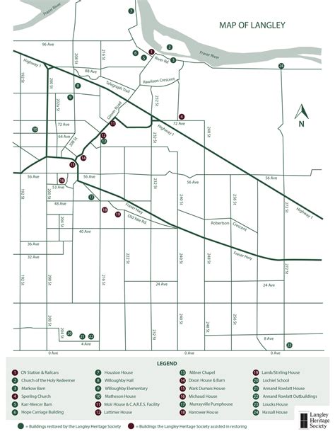 Township of Langley Map - Langley Heritage Society