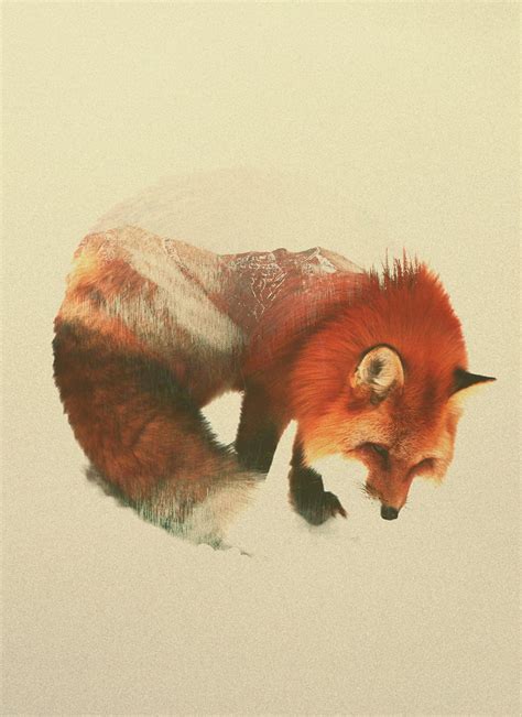 Double Exposure Animal Portraits by Andreas Lie — Colossal