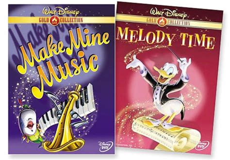 Disney MAKE MINE MUSIC & MELODYTIME DVDs Music in Motion