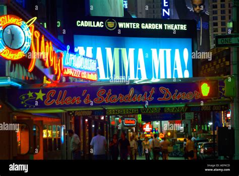 New York City Winter Garden Theater Stock Photo - Alamy