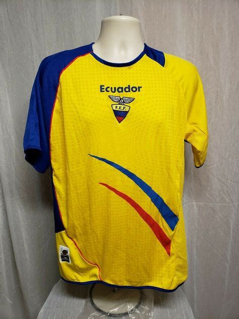 Ecuador Marathon FEF Adult Yellow One Size Football Soccer Jersey # ...