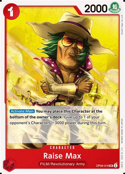 OP06-016 Raise Max One Piece Card Game Card | OnePiece.gg