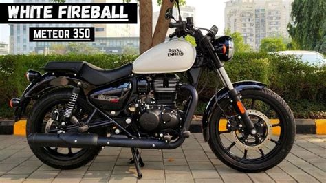 2020 Royal Enfield Meteor 350 Fireball Custom White Colour Walkaround Re... | Fireball, Meteor ...