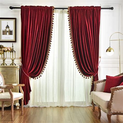 Burgundy Velvet Curtains – Curtains & Drapes