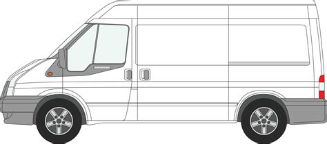 Ford Transit MWB Van Drawing