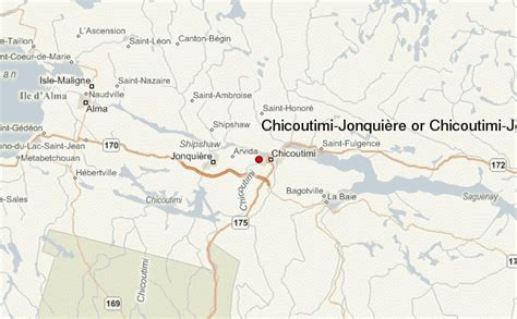 Chicoutimi Jonquiere Map