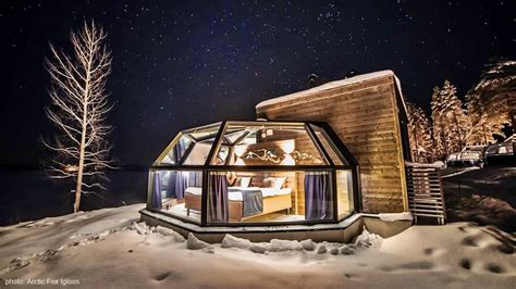 Arctic Fox Igloos - luxury glass igloo hotel in Ranua, Finland. 90 km ...