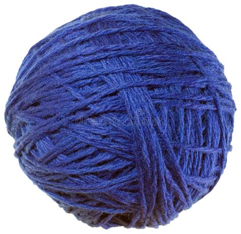 Ball of wool stock image. Image of blue, isolated, ball - 22596377