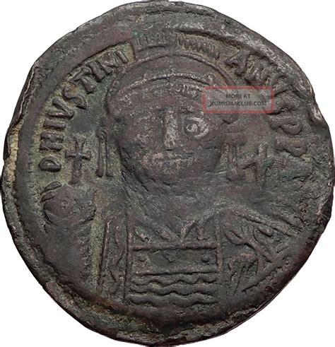 Justinian I The Great 527ad Follis Large Authentic Ancient Byzantine Coin I57955