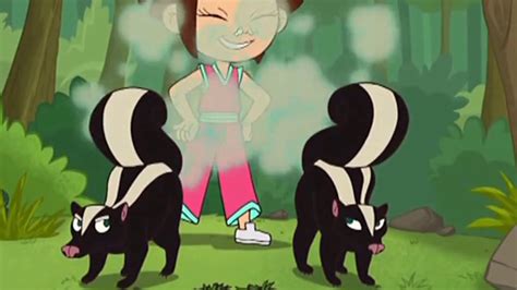 Cartoon Skunk Spraying