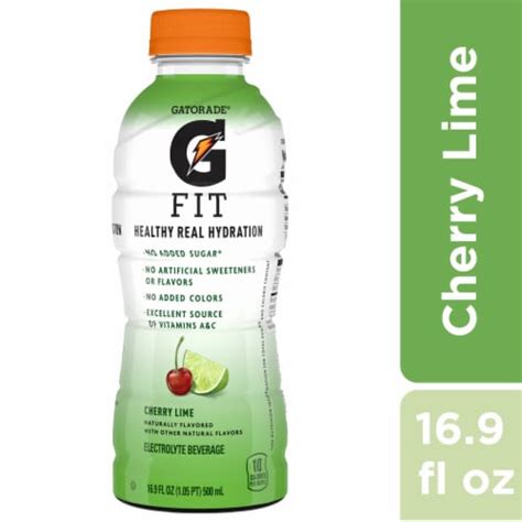 Gatorade Fit Healthy Real Hydration Electrolyte Beverage Cherry Lime ...