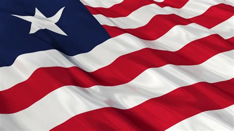 Liberian Flag Stock Footage Video | Shutterstock