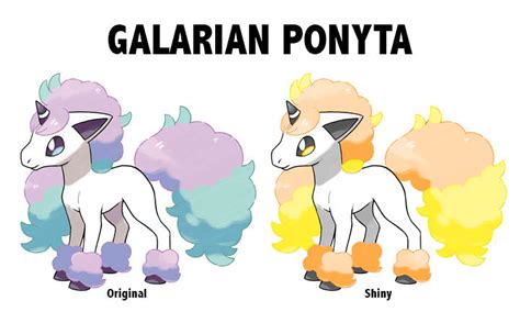 Galarian Ponyta - Shiny Idea by MonicaJohnson0647 on DeviantArt