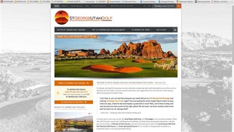 New Website Uploaded! – StGeorgeUtahGolf.com