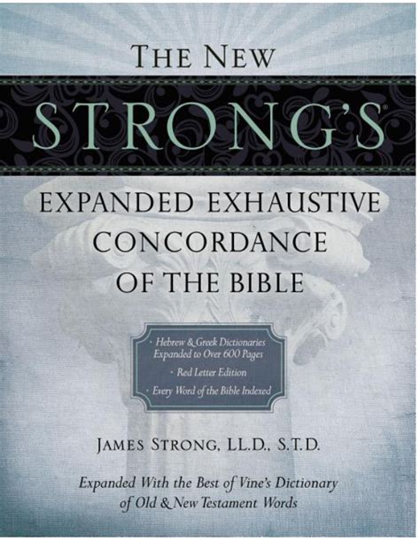 Strong's Exhaustive Concordance to the Bible (2 Versions Available) - Healing Law