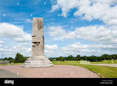 monument to the Battle of Grunwald (1410), Grunwald, Poland Stock Photo ...