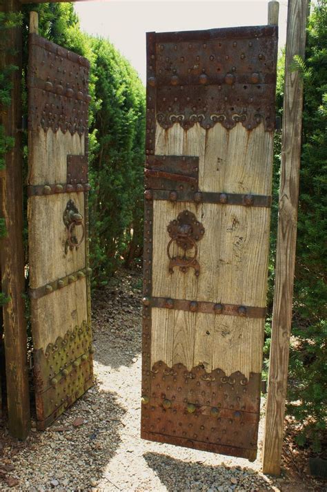 Antique wooden garden gate (3) | Garden gates, Wooden garden gate, Garden doors