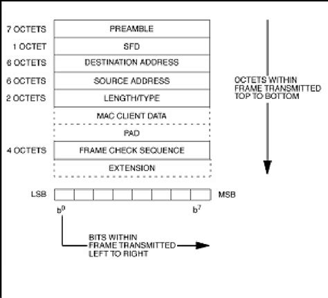 Ethernet Frame Format | Download Scientific Diagram