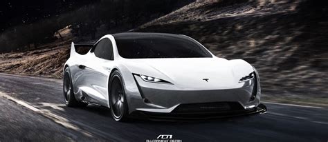 Tesla Roadster 'SpaceX' Imagined With Hardcore Aero Kit | Carscoops ...