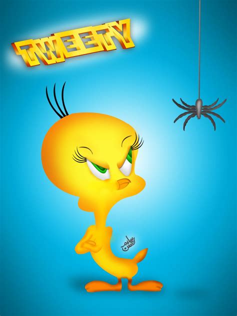 angry Tweety | My drawings, Tweety, Drawings