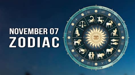 November 7 Zodiac, Sign, Symbol, Dates and Facts | Editorialge