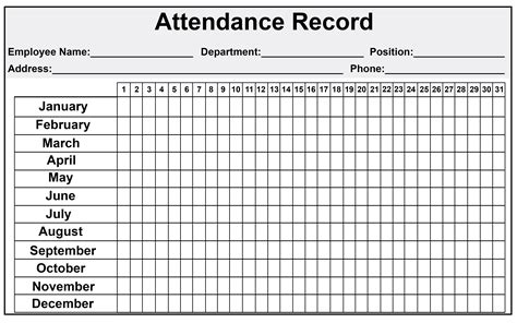 How Do I Create An Employee Attendance Sheet In Excel - Printable Online