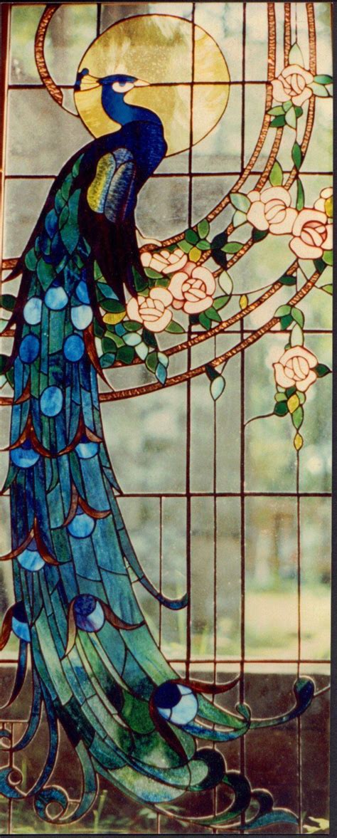 Stained glass peacock || (Source: thisivyhouse, via ...