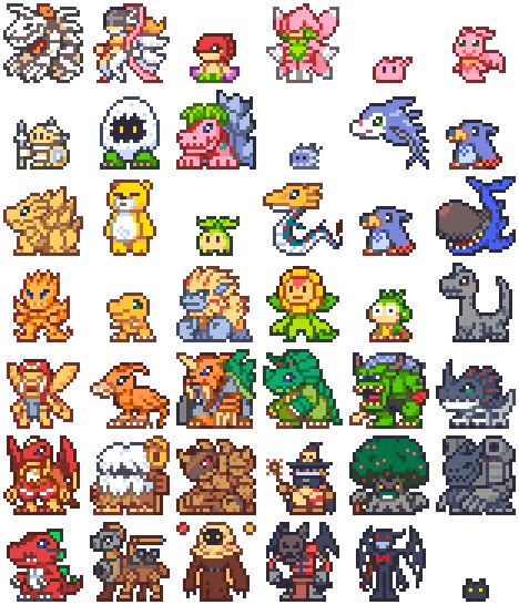 All Digimon Sprites