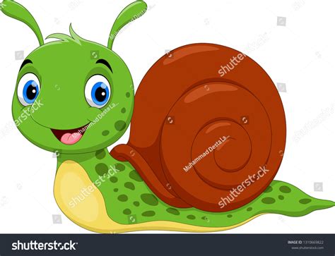 Snail Cartoon Images: Over 4.032 Royalty-Free Licensable Stock Vectors ...