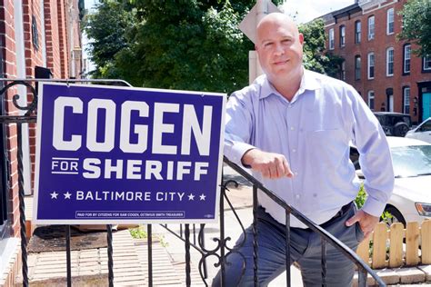 Challenger Sam Cogen widens lead in Baltimore sheriff’s race - The Baltimore Banner