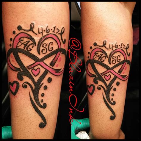 12+ Infinity Heart Tattoo With Names Ideas To Inspire You!