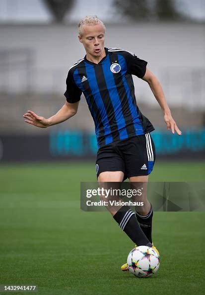 Oscar O. Hojlund of FC Copenhagen in action during the UEFA Youth... News Photo - Getty Images