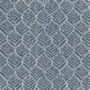 Miran Fabric Navy Blue | Leaf Design Fabric