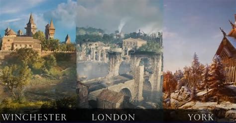 Assassin's Creed Valhalla's Main Cities Are Winchester, York, And London