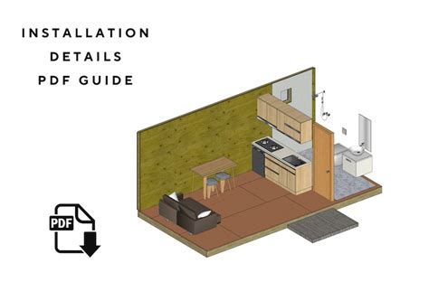 10x20 Small House Plans Tiny House Plans Small Cabin Floor - Etsy Canada