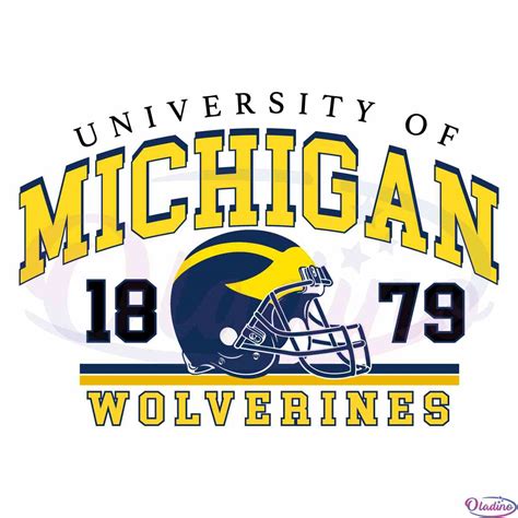 Michigan University Wolverines College SVG Digital File - Oladino