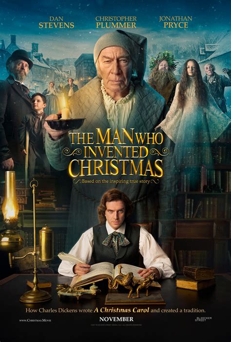 Official Trailer for 'The Man Who Invented Christmas' Starring Dan Stevens and Christopher ...