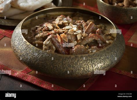 Lamb Pasanda. Pasanda Gosht curry. India Food Stock Photo - Alamy